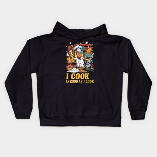 Chef's Charm - A Dash of Confidence in the Kitchen Kids Hoodie